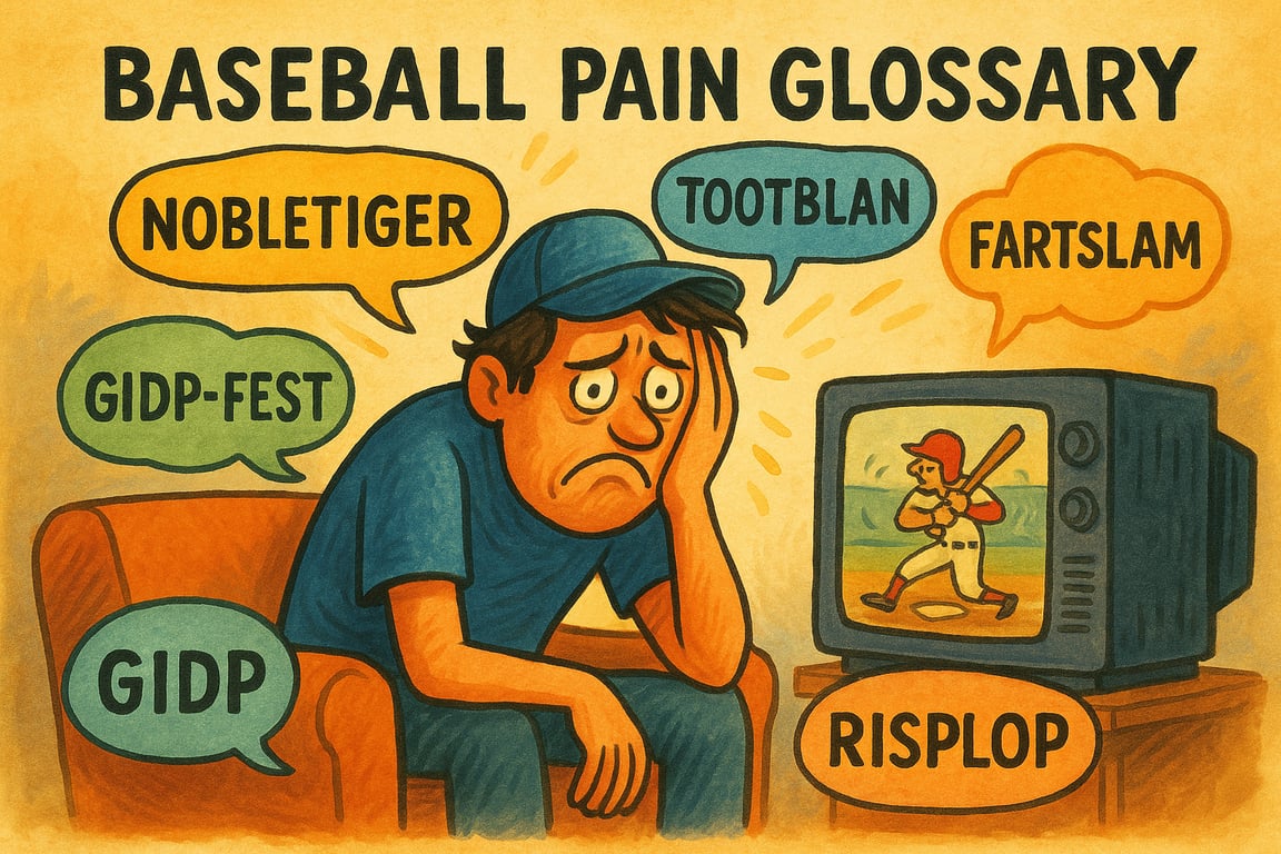 The Baseball Pain Glossary: Fan-Invented Terms for Surviving the Game