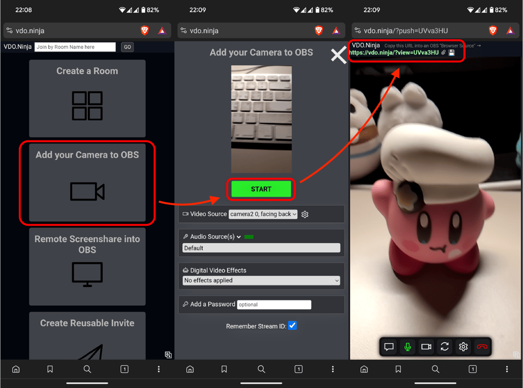 用手機當攝影機輸入 TouchDesigner｜VDO.ninja 教學（跨網域串流）