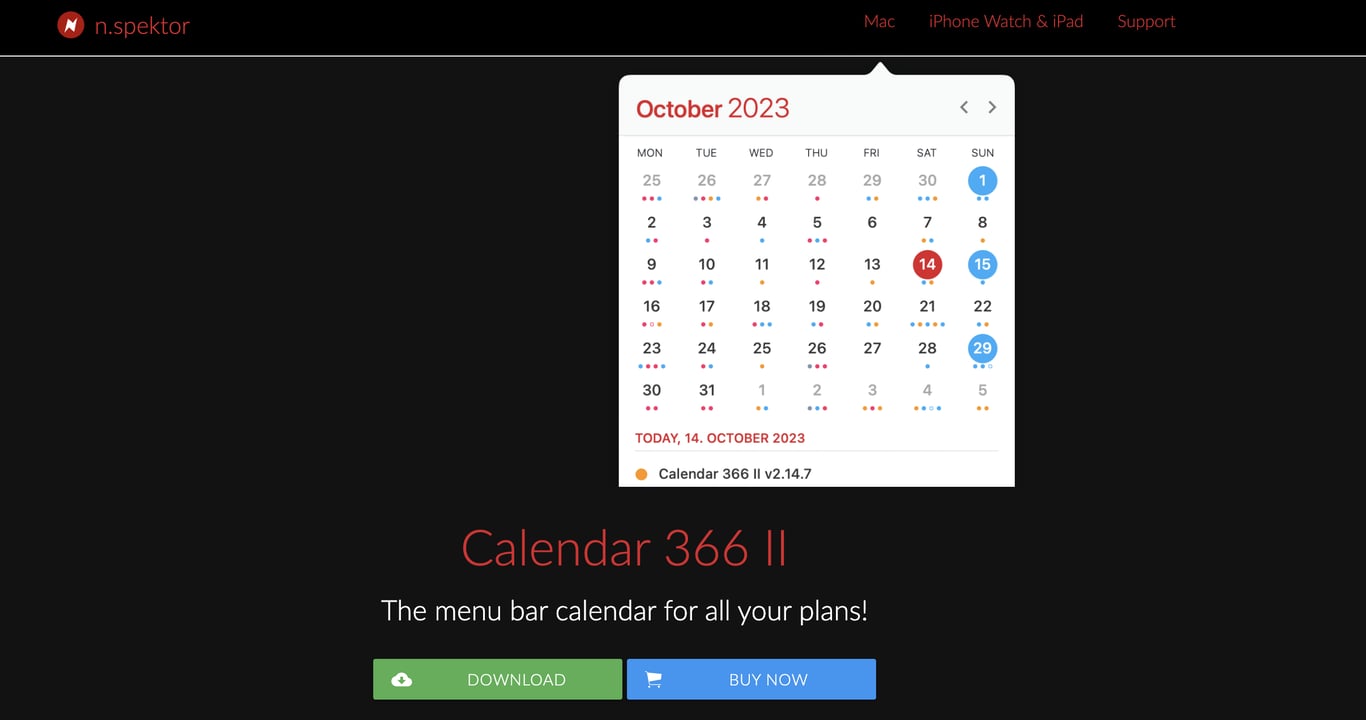 Calendar 366 II