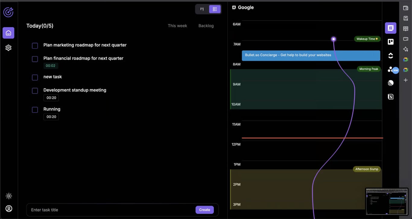 Energy-aware scheduling app