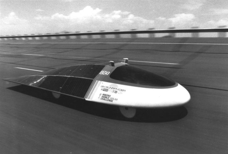 GM first solar powered car