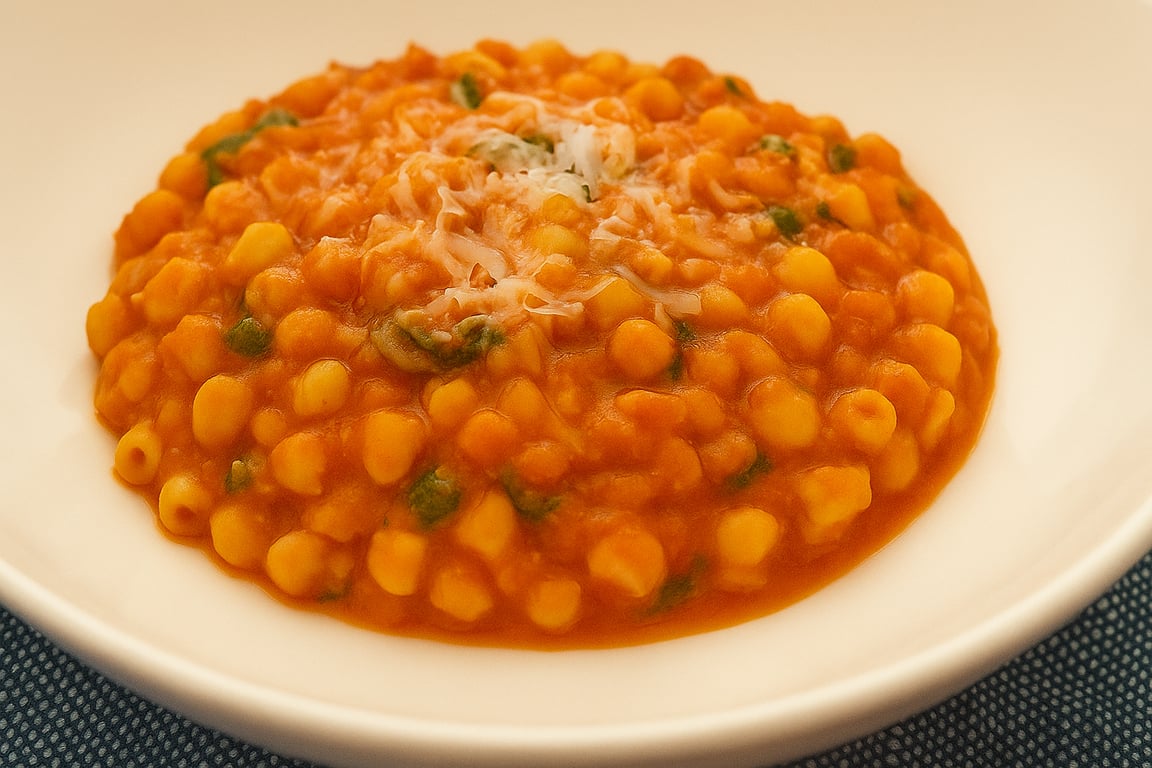 Pasta with Cici (Chickpeas)