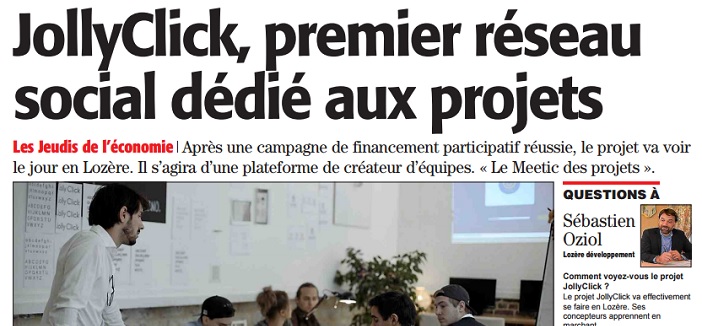 JollyClick, le premier site de rencontre pour projet