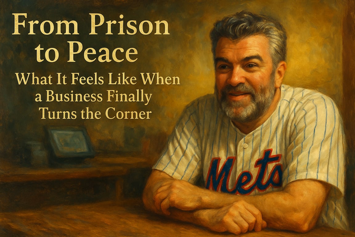 From Prison to Peace: What It Feels Like When a Business Finally Turns the Corner