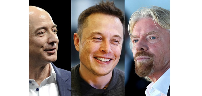 Principes d’action d’Elon Musk, Jeff Bezos, Richard Branson et Larry Page