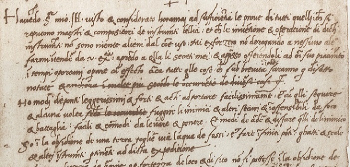 Le CV de Léonard de Vinci : la lettre envoyée au duc de Sforza