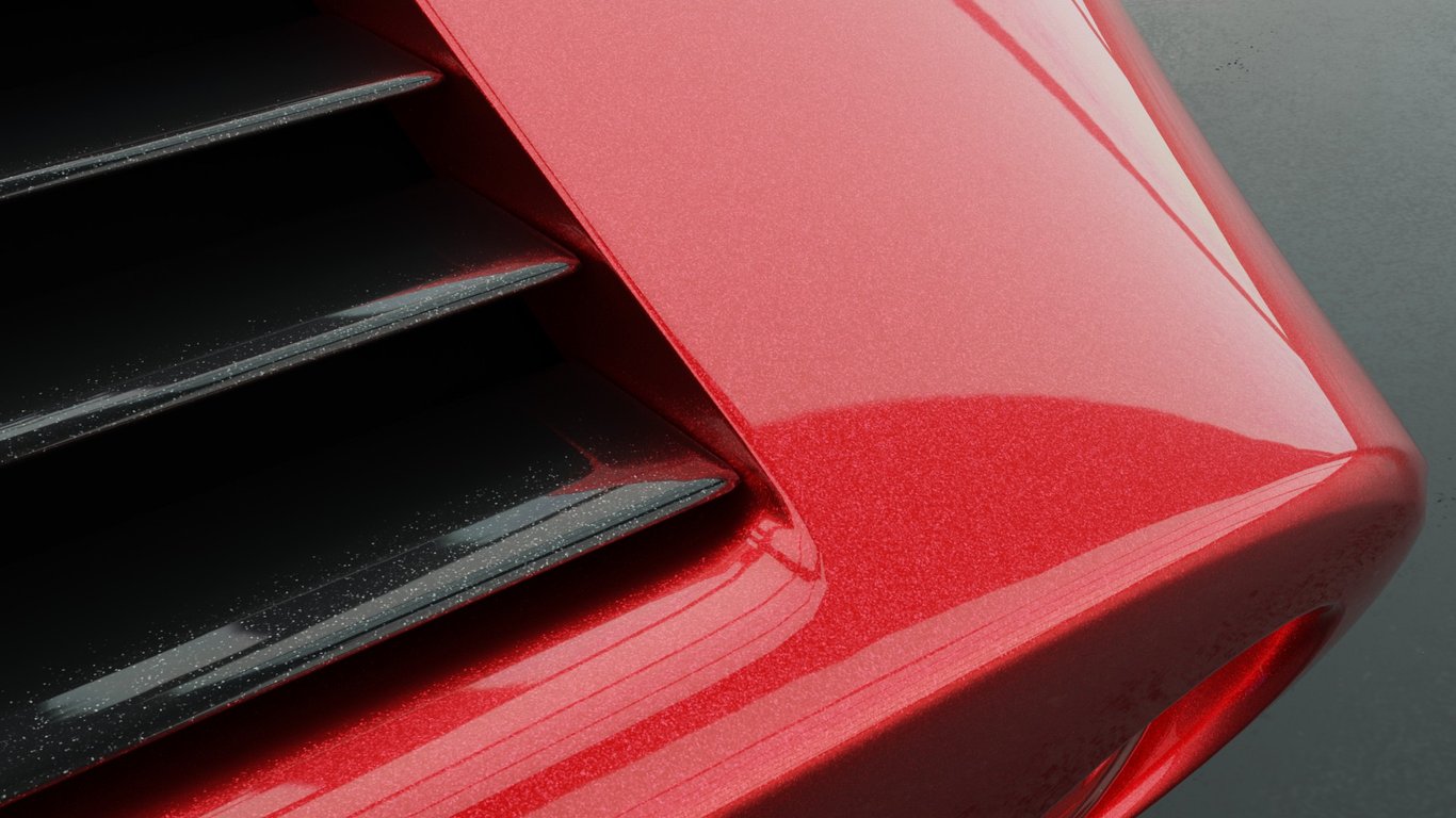 Cycles Car Paint Procedural Material