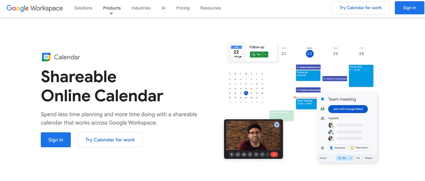 Google Calendar 