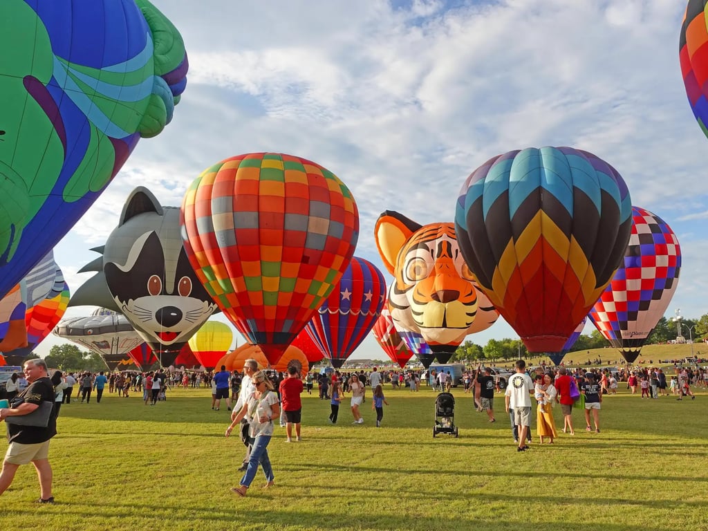 The Plano Balloon Festival