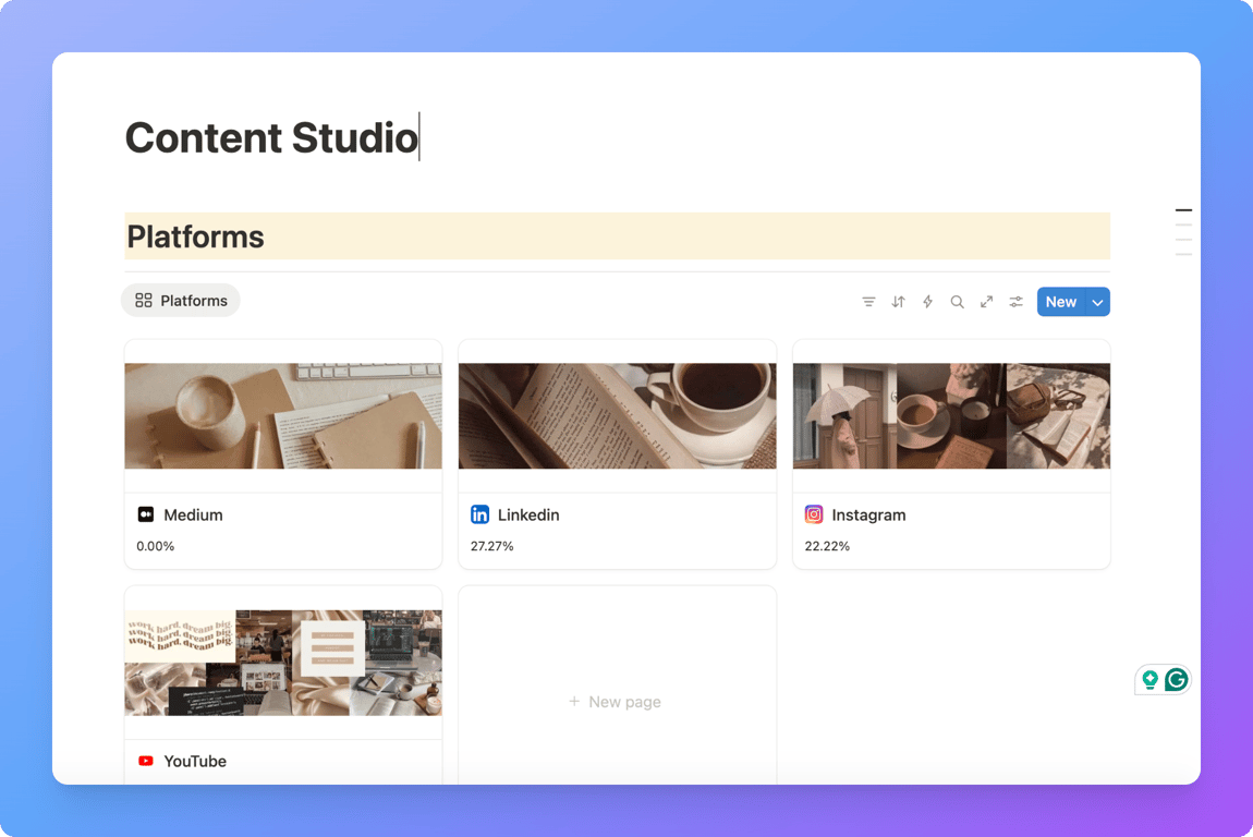 Content Calendar
