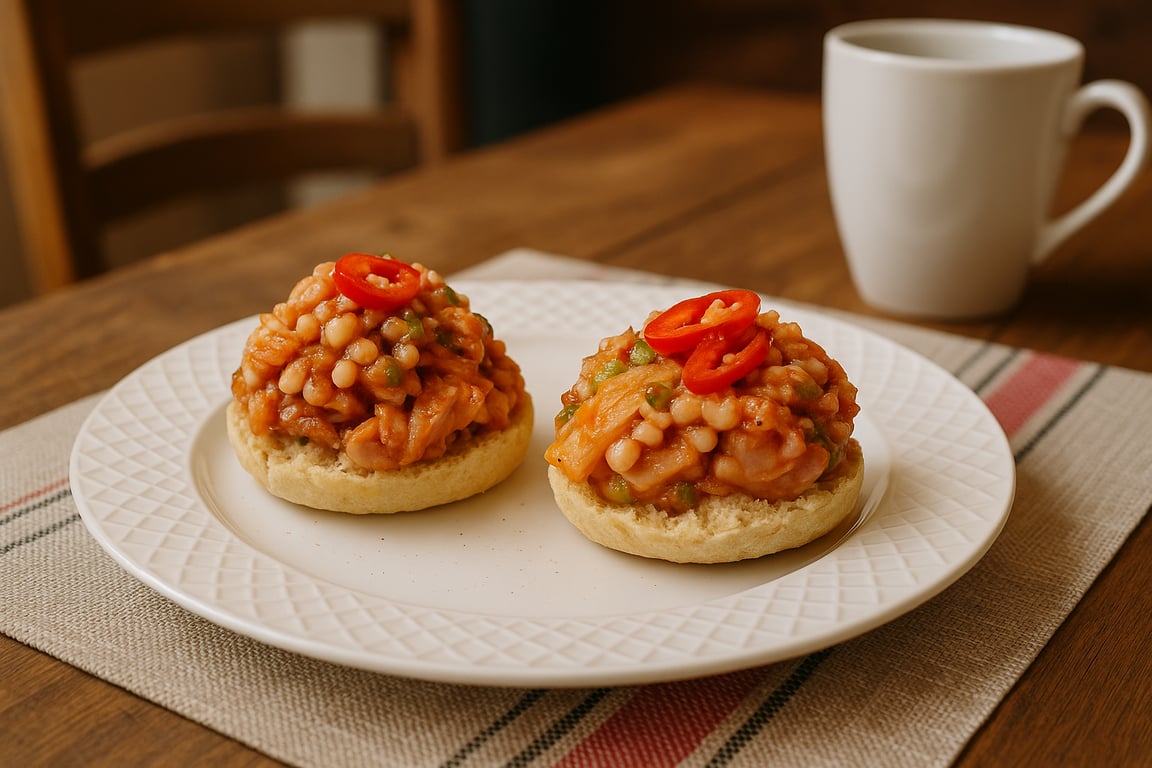 Café-Style White Bean & Tuna Toasts