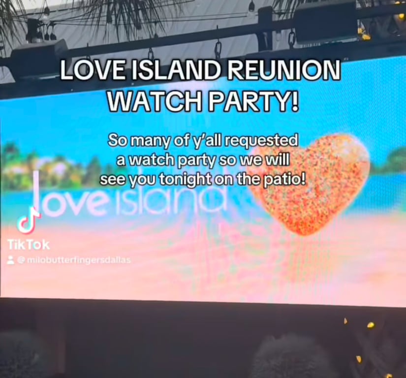 Milo Butterfingers: Love Island Reunion Watch Party