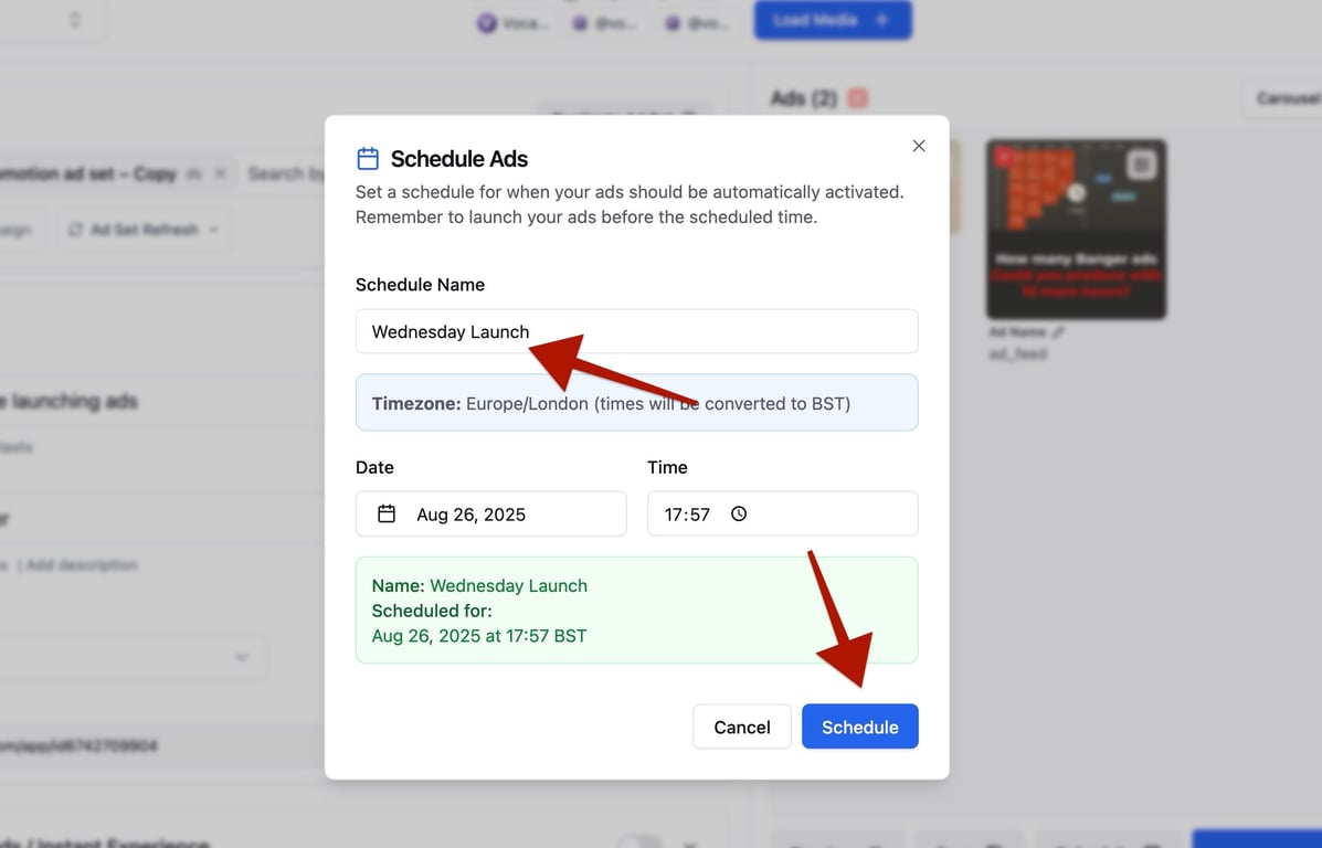 How to Schedule Meta Ads in Ads Manager