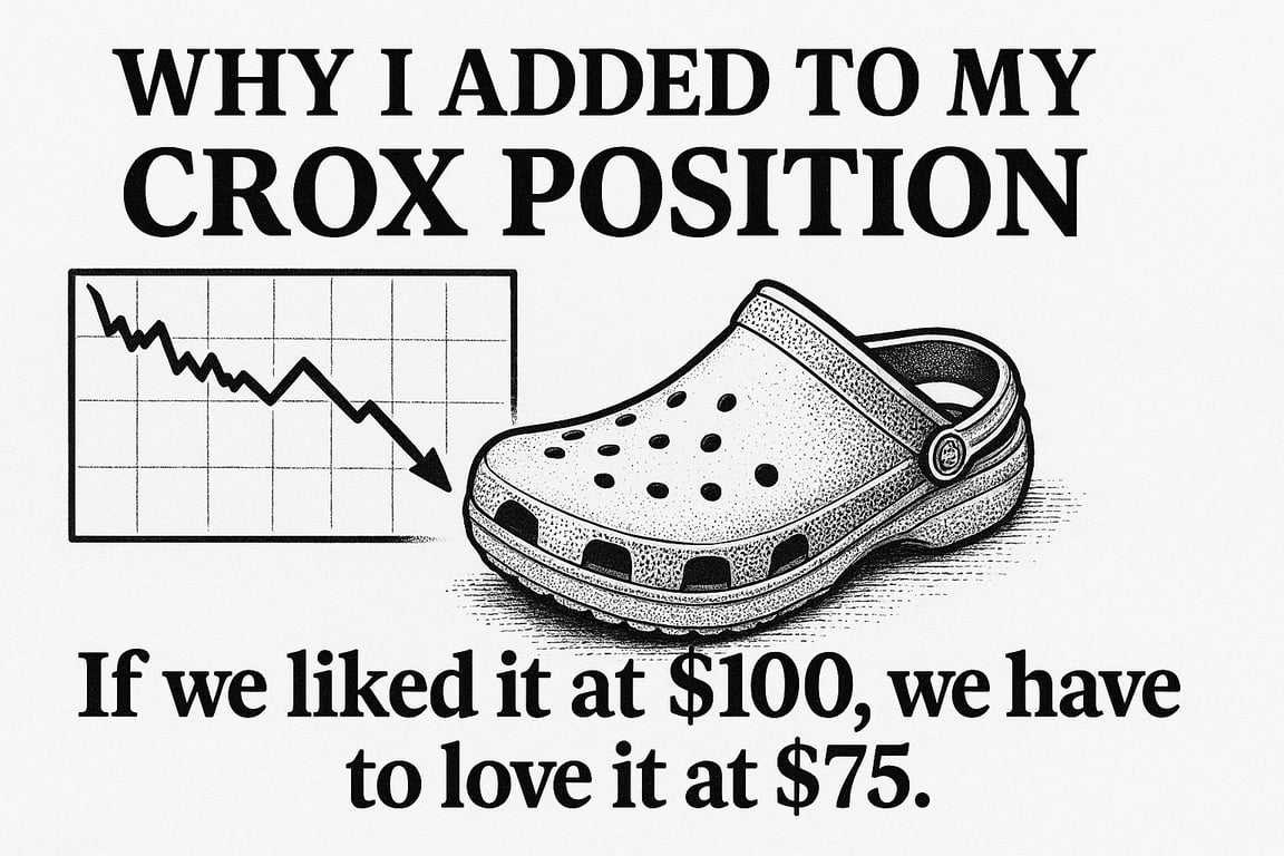 Why I Added to My CROX Position