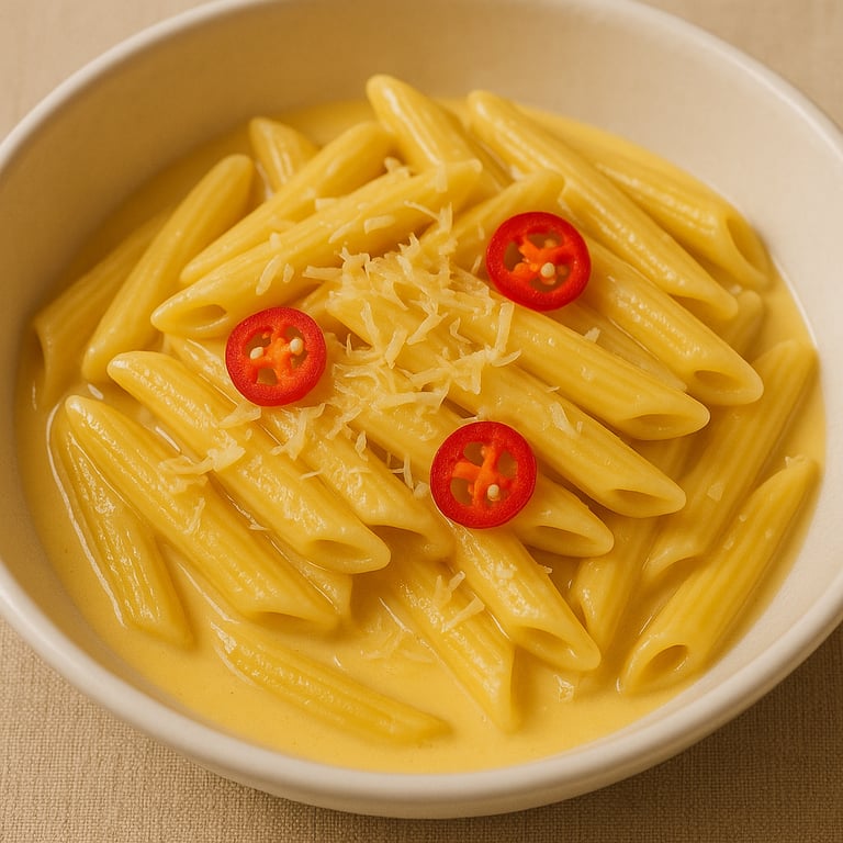 Caramelized Onion & Cheddar-Brie Mac and Cheese