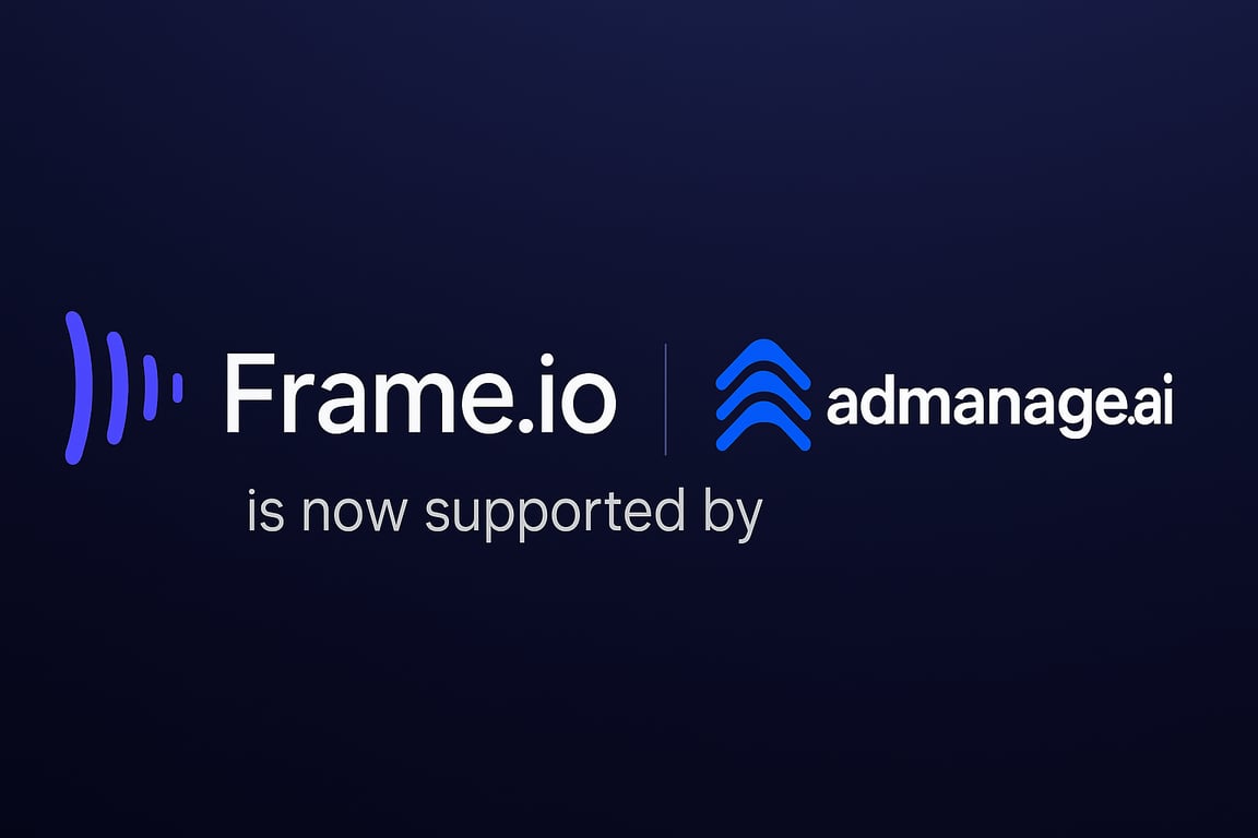 Launch from Frame io to Meta Ads Manager