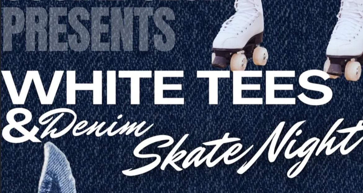 White Tees & Denim Skate Night