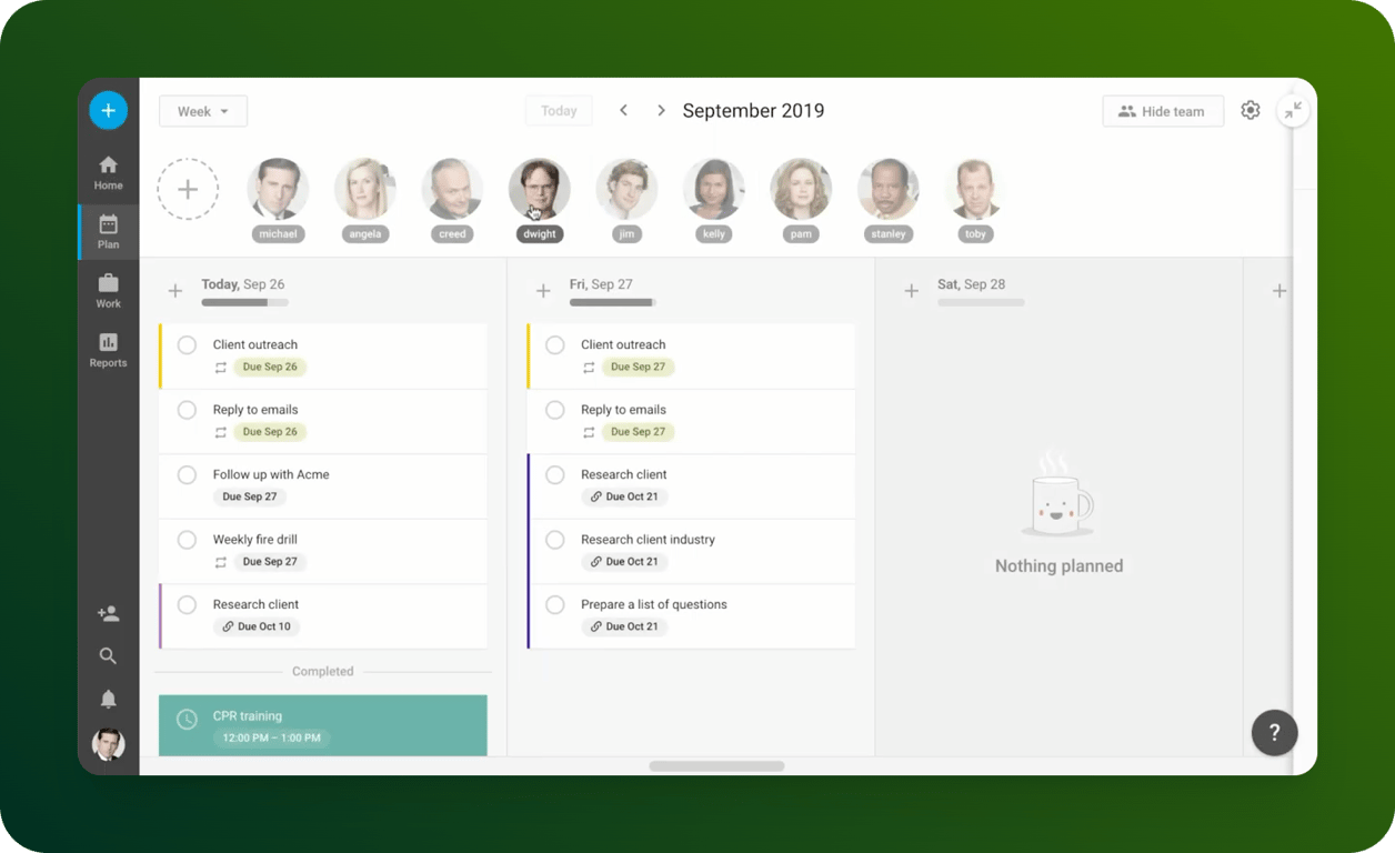 TimeHero’s Team Collaboration