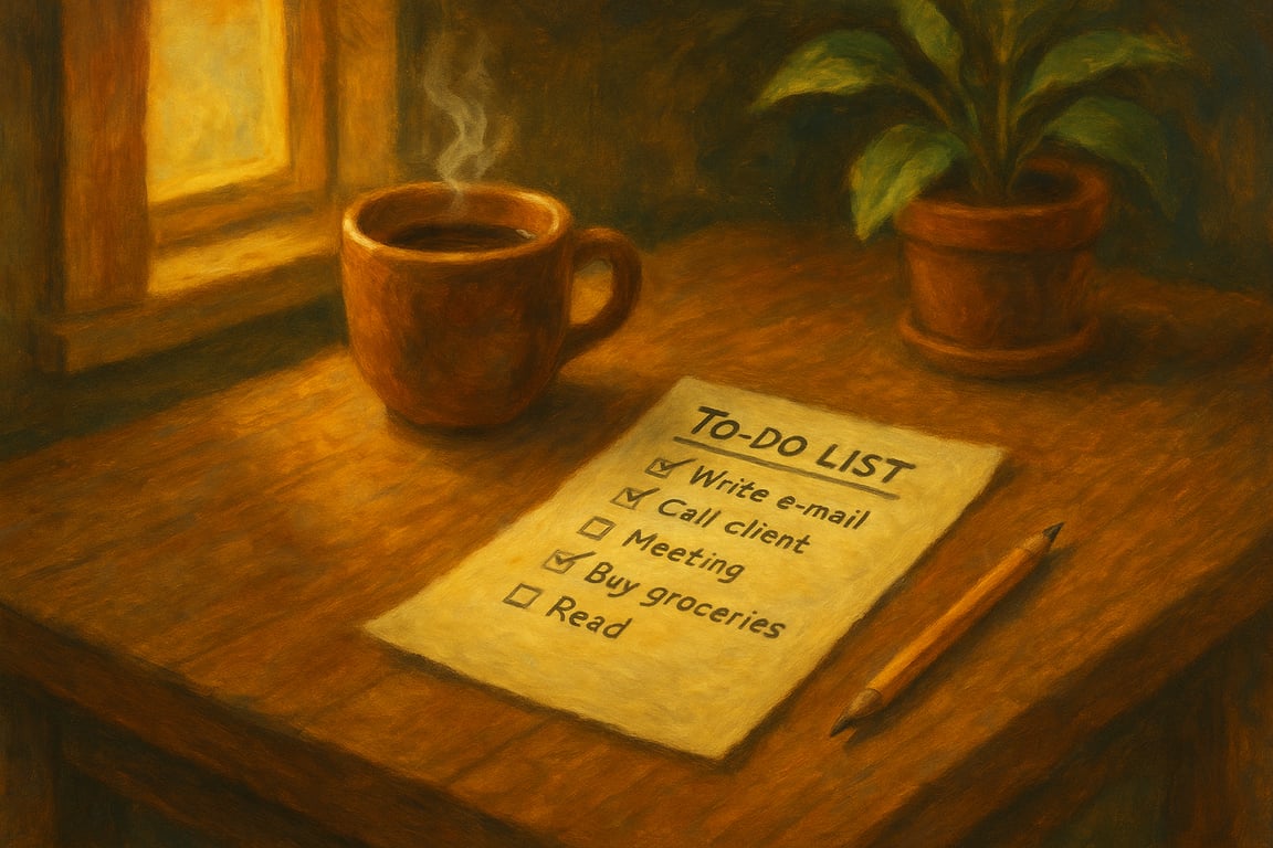 Rediscovering the Power of the To-Do List