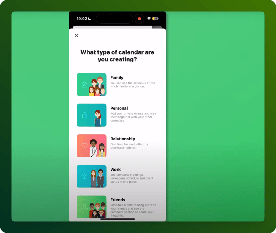 TimeTree Calendar app