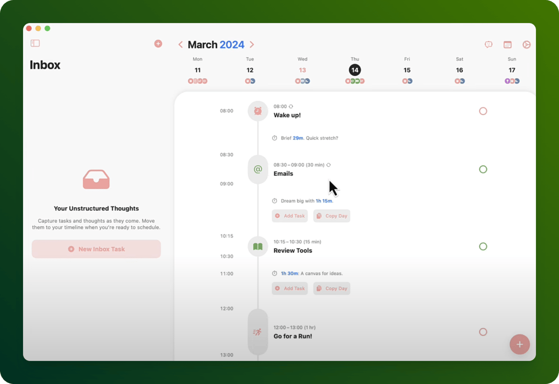 Structured Planning View