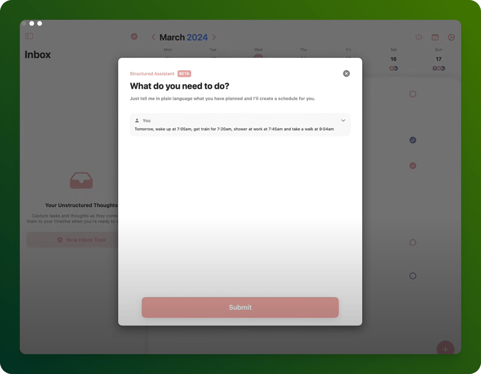 Structured AI powered Assistant