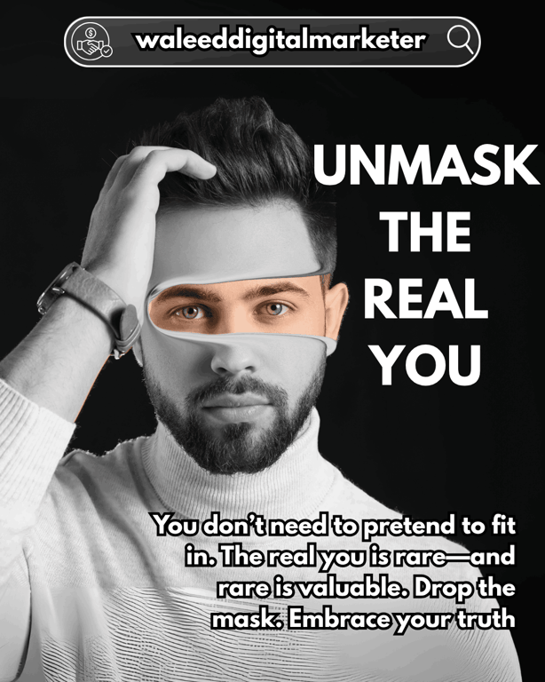 Motivational Campaign Poster – "Unmask the Real You”