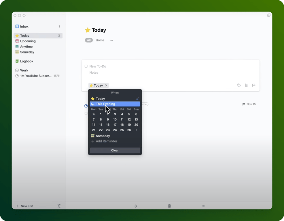 Things3 task management