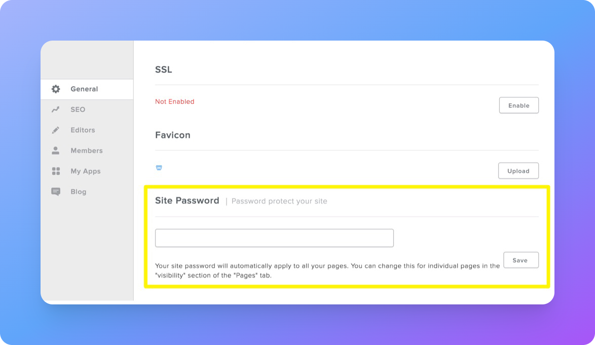 Weebly security maintainence