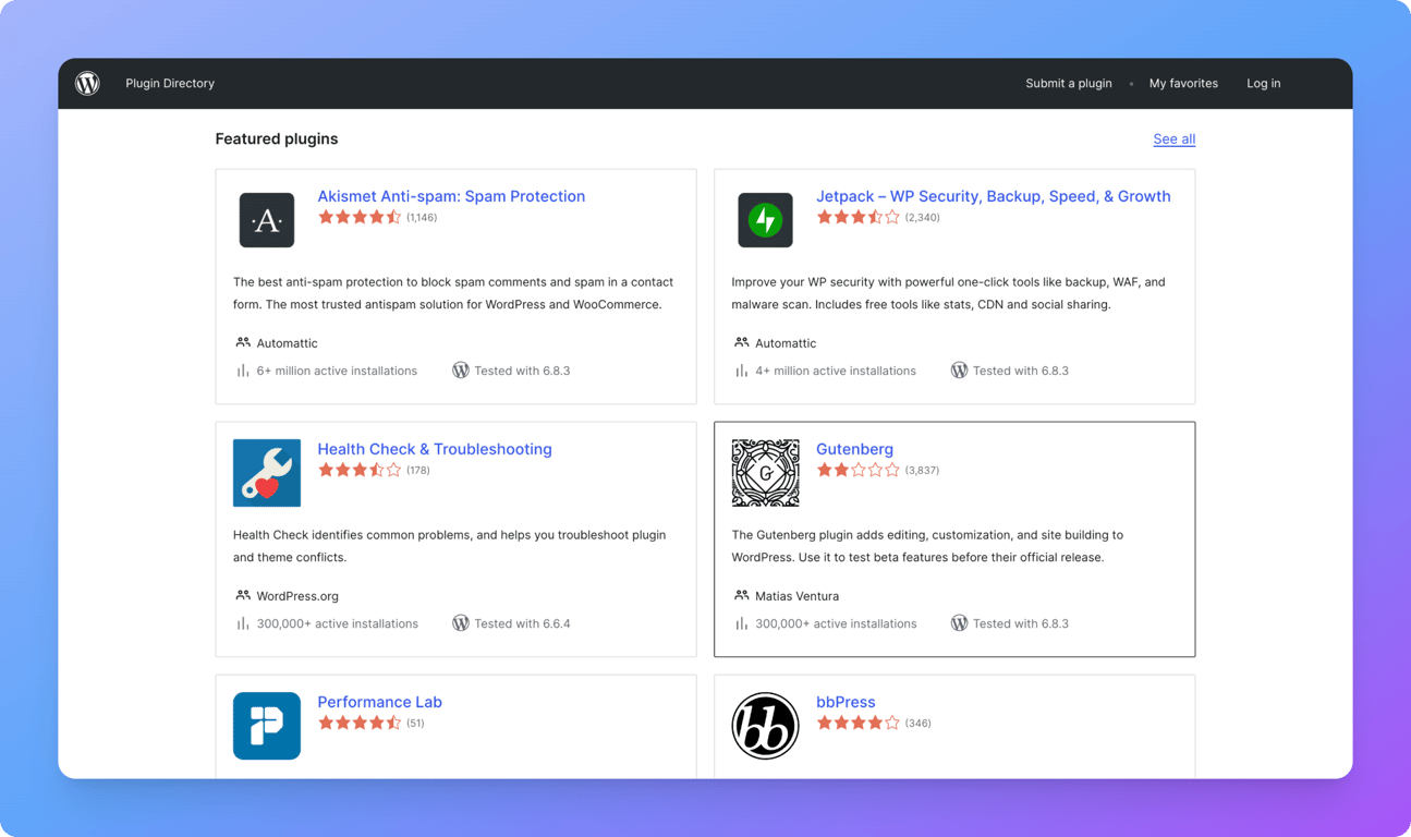 WordPress Plugins