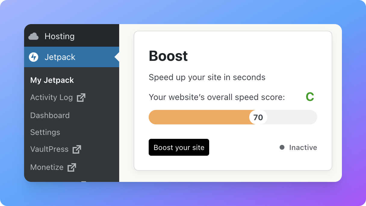 Jtepack tool to assess the performance of wordpress site