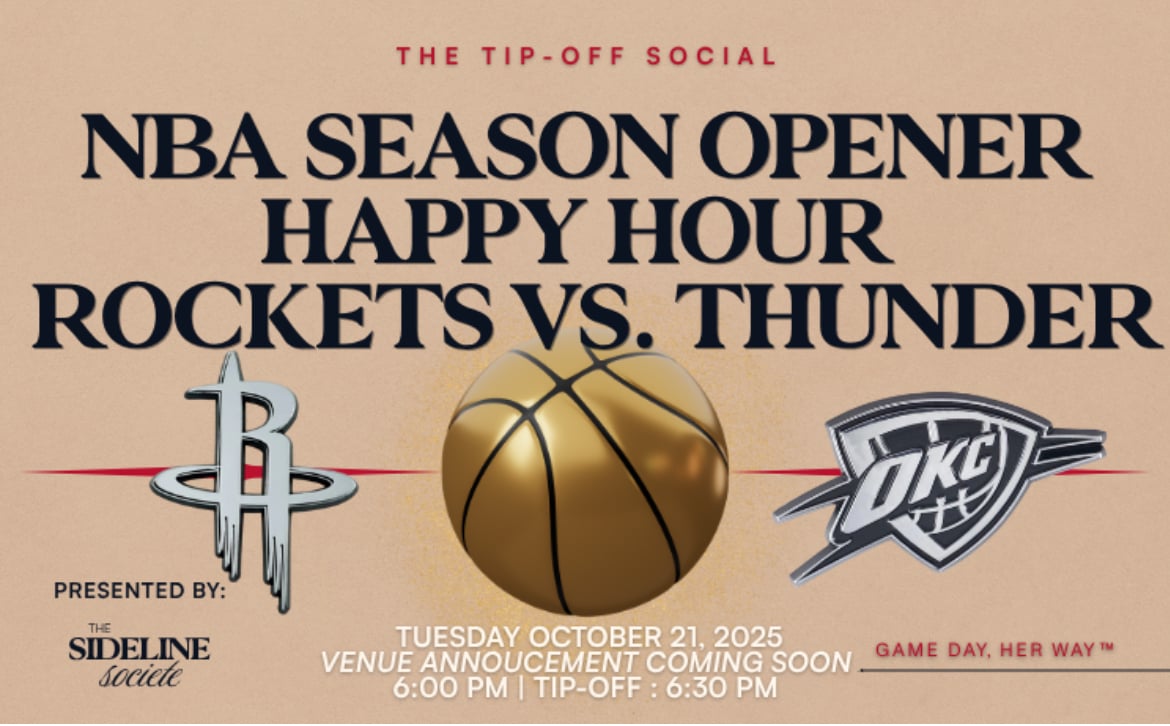 The Tip-Off Social: NBA Happy Hour – Rockets vs. Thunder