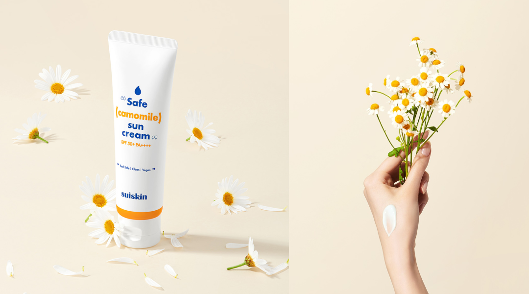 Suiskin’s popular product, Soft Camomile Sun Cream[SPF50+/PA++++]