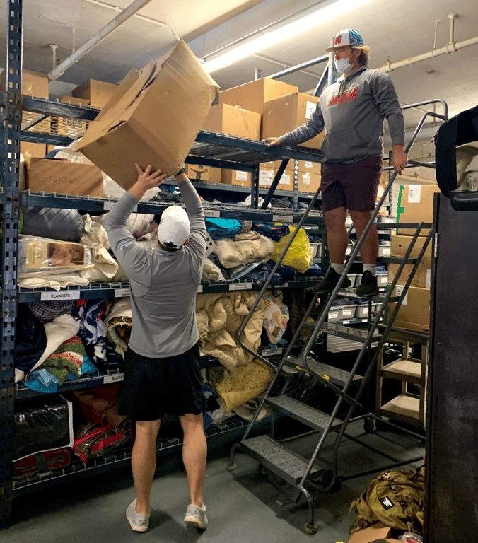 Storing up items for winter