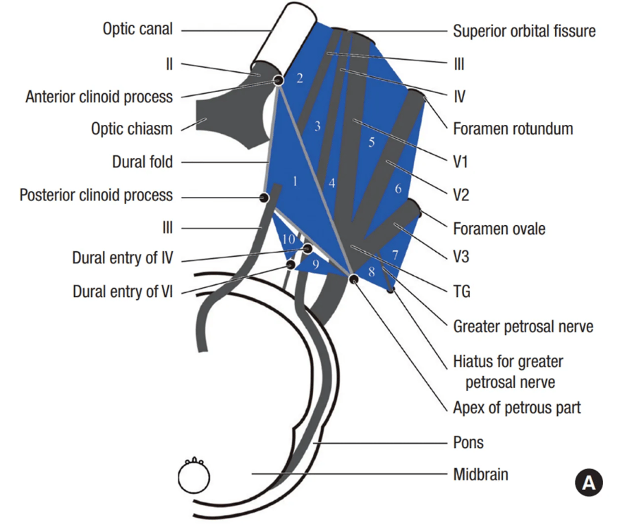 In a schematic diagram, ten triangles are easily comprehended. 