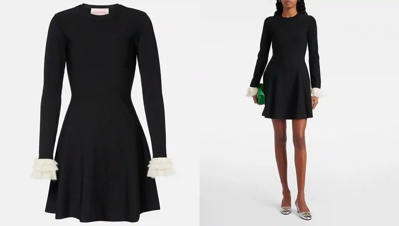 발렌티노 니트 미니드레스