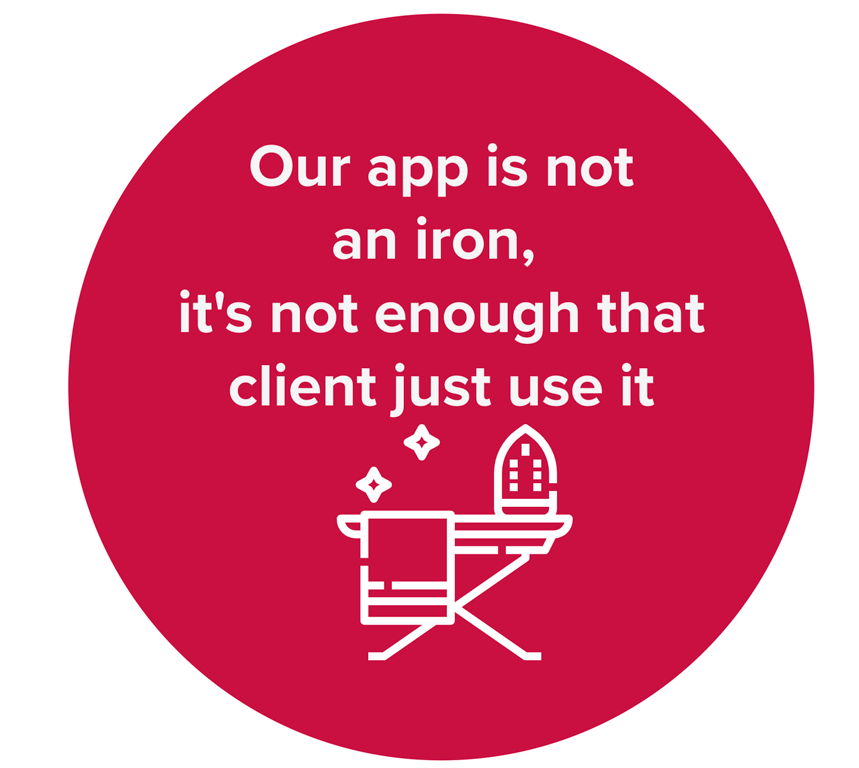 Quote from our workshop 
– it became motto of this process