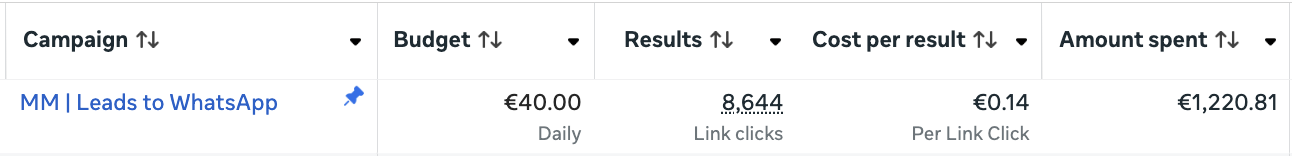 Кампания «от 79 евро за вмятину» (2 месяца): 8644 клика