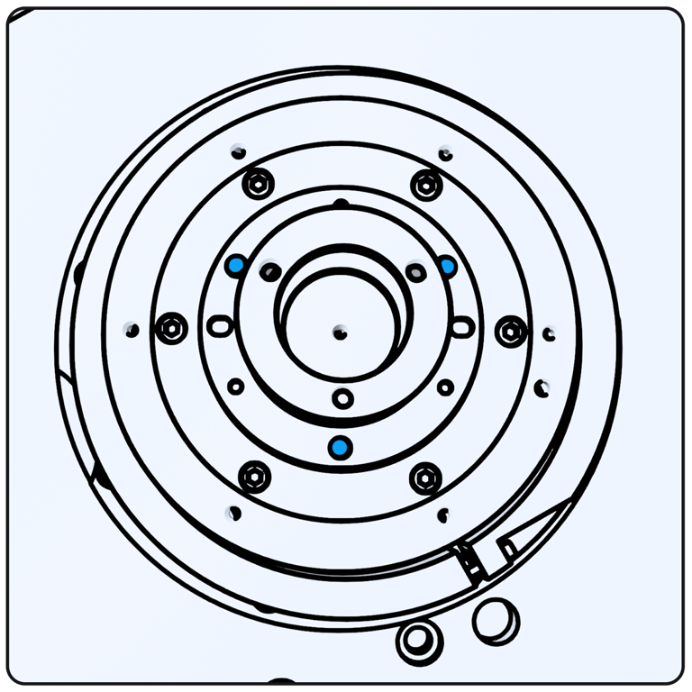 A drawing of a circular object AI-generated content may be incorrect.