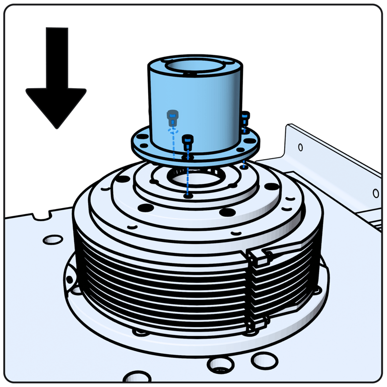 A blue and white machine AI-generated content may be incorrect.