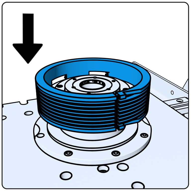 A blue and black machine AI-generated content may be incorrect.