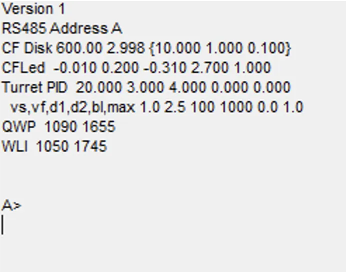 You should obtain the following communication.