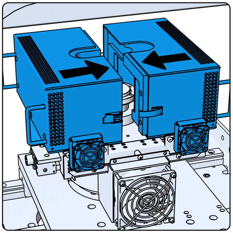 A blue and black machine AI-generated content may be incorrect.