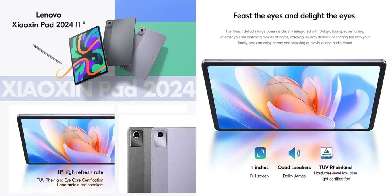 레노버 샤오신 패드 2024 태블릿, 글로벌 롬