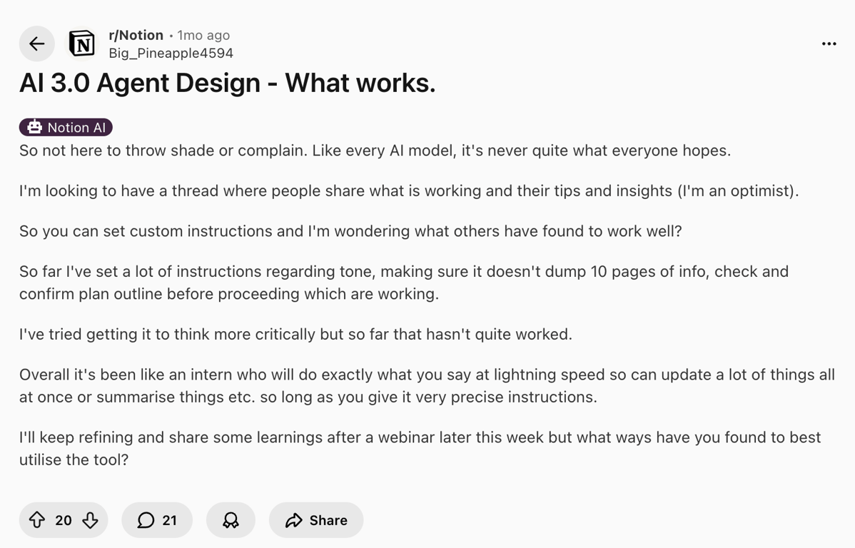 Notion 3.0 AI Agent review