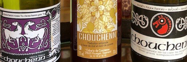 Bouteilles de chouchen produites par la cave du Dragon Rouge