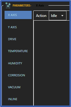 Parameters window