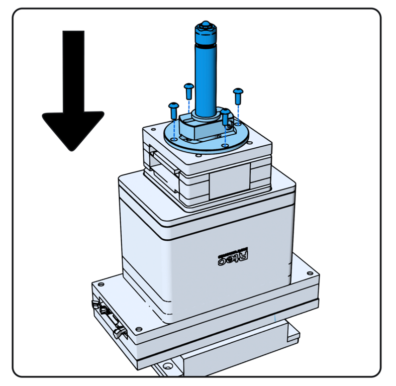 Montage with suspension