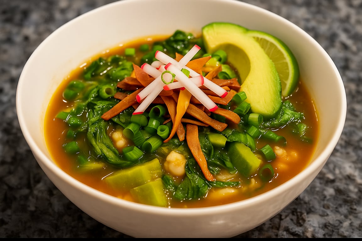 Fall Hominy Tortilla Soup — A Liquid Gold Leftovers Remix