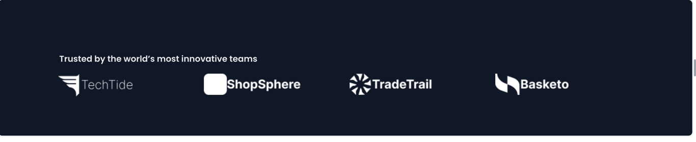 6. Simple left-align with dark